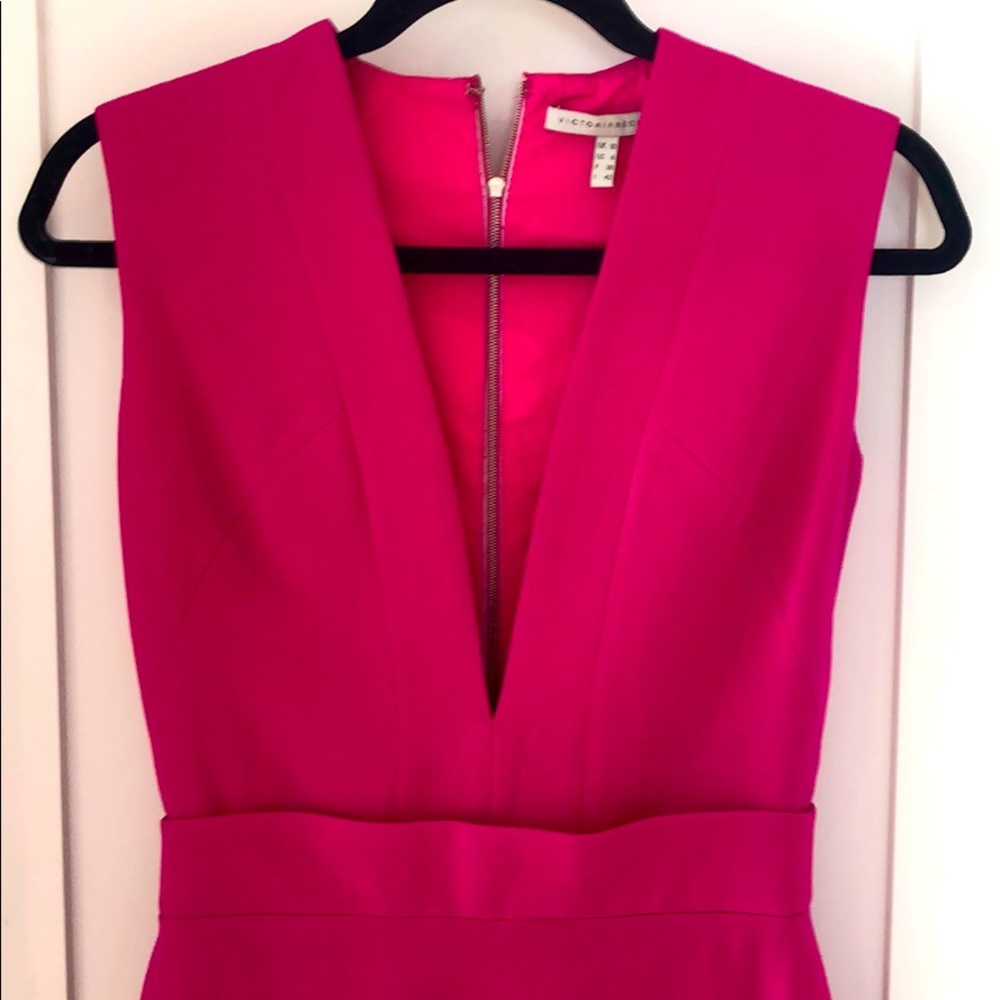 Victoria Beckham pink dress